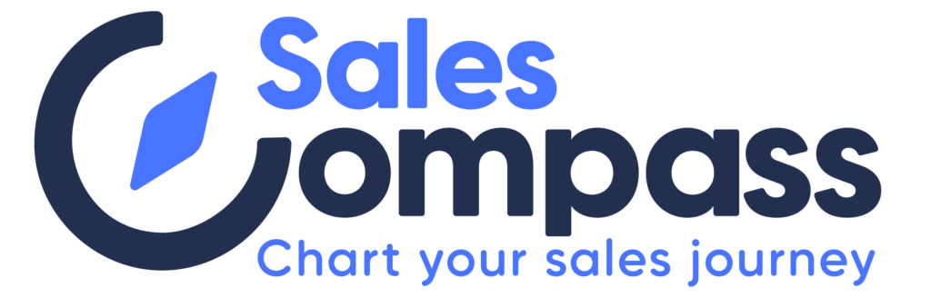 sales compass logo with text